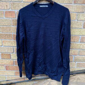 Vintage Ice Breaker Merino Wool Sweater Blue XL